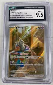 2023 Pokemon Paldean Fates ETB - Mimikyu - Black Star Promos (075) - CGC 9