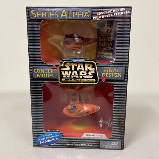 1997 Galoob - Star Wars Action Fleet Series Twin Pod Cloud Car Concept Model
