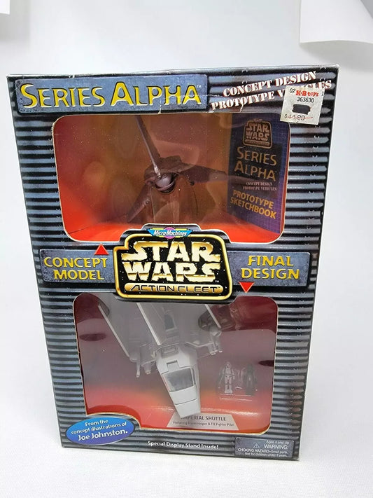 1996 STAR WARS ALPHA SERIES ACTION FLEET MICRO MACHINES IMPERIAL SHUTTLE NIB