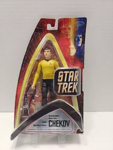 2003 Art Asylum Star Trek Original Series Wave 2 Chekov Action Figure New MOC