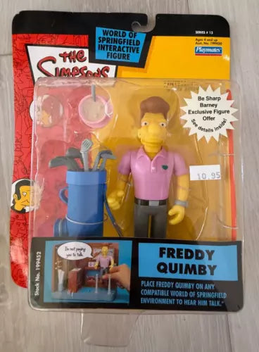 2003 Playmates Toys/The Simpsons Freddy Quimby WOS Interactive