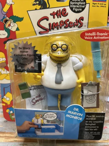 THE SIMPSONS WORLD OF SPRINGFIELD INTERACTIVE FIGURE DR MARVIN MONROE