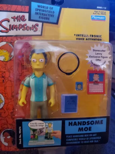 The Simpsons Handsome Moe Series 15 WOS Interactive Figure Playmates