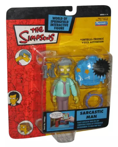 Simpsons Sarcastic Man Action Figure Series 14 World of Springfield