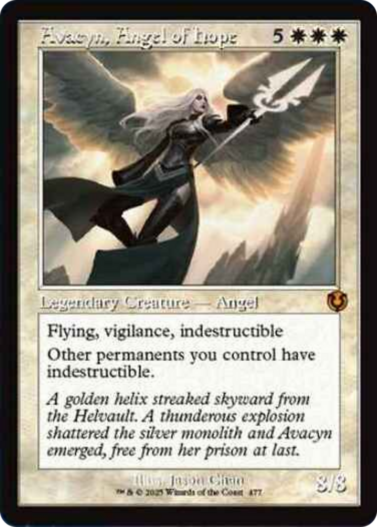 Avacyn, Angel of Hope (Retro Frame) [Innistrad Remastered] | A1Comics