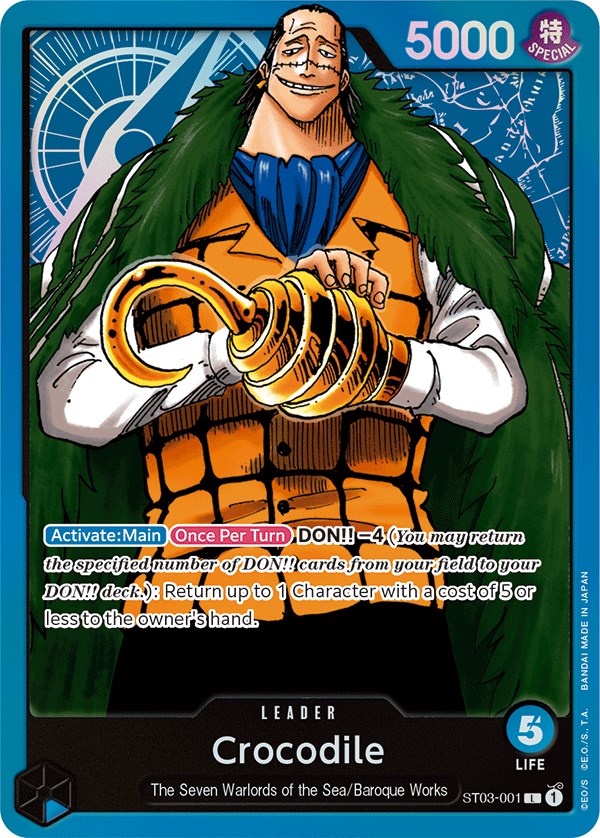 Crocodile (001) [Starter Deck: The Seven Warlords of The Sea] | A1Comics