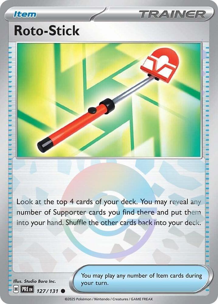 Roto-Stick (127/131) (Poke Ball Pattern) [Scarlet & Violet: Prismatic Evolutions] | A1Comics