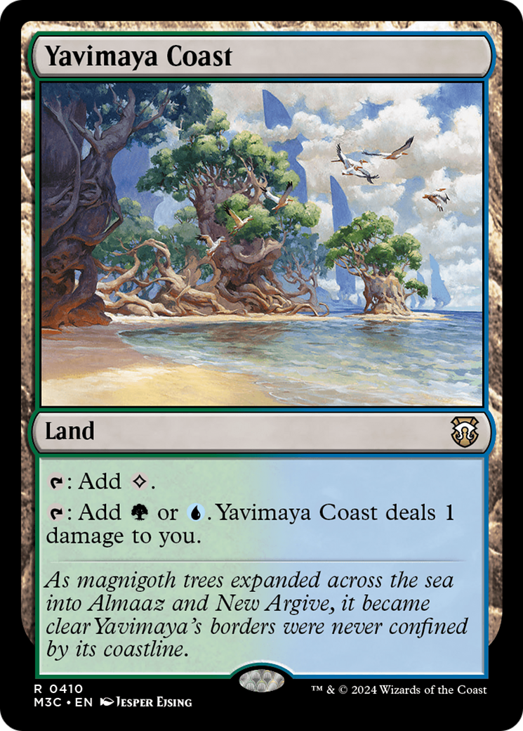 Yavimaya Coast (Ripple Foil) [Modern Horizons 3 Commander] | A1Comics