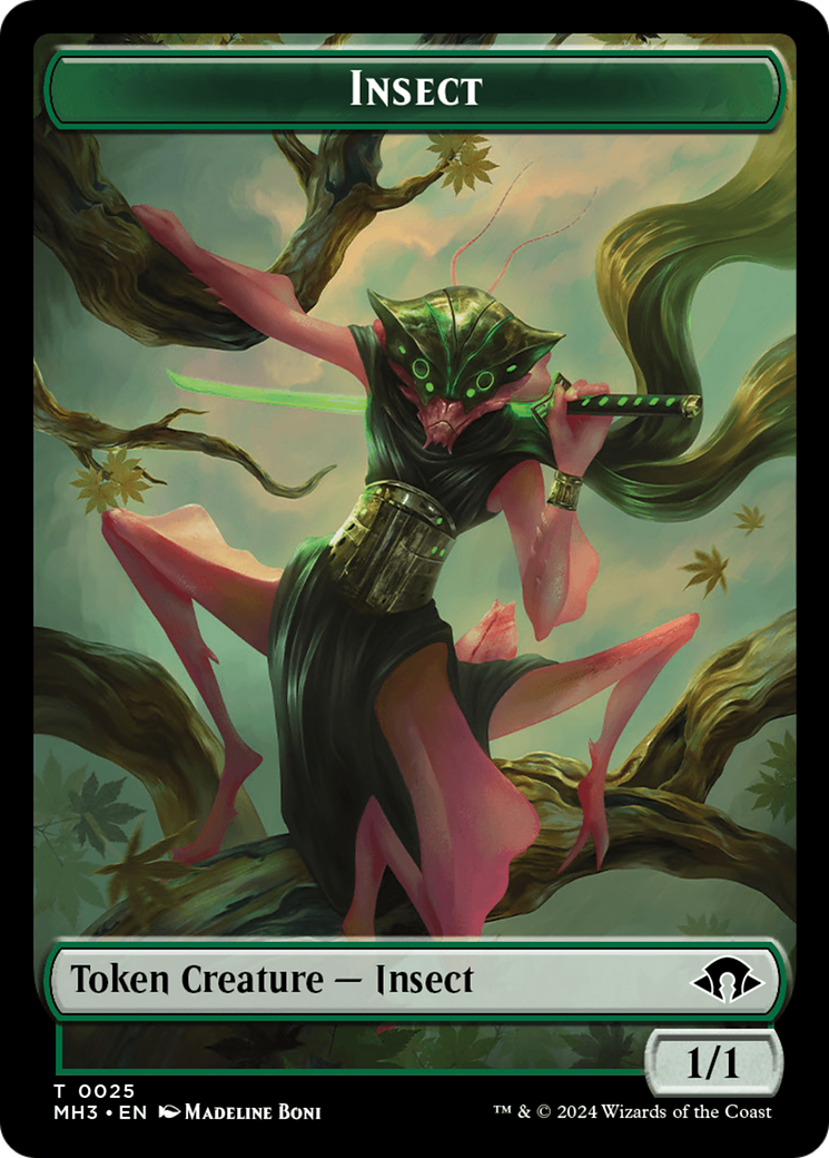 Insect Token (0025) [Modern Horizons 3 Tokens] | A1Comics