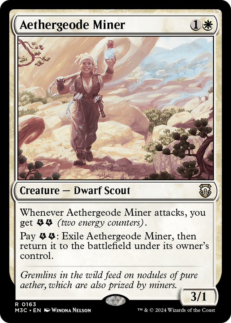 Aethergeode Miner [Modern Horizons 3 Commander] | A1Comics