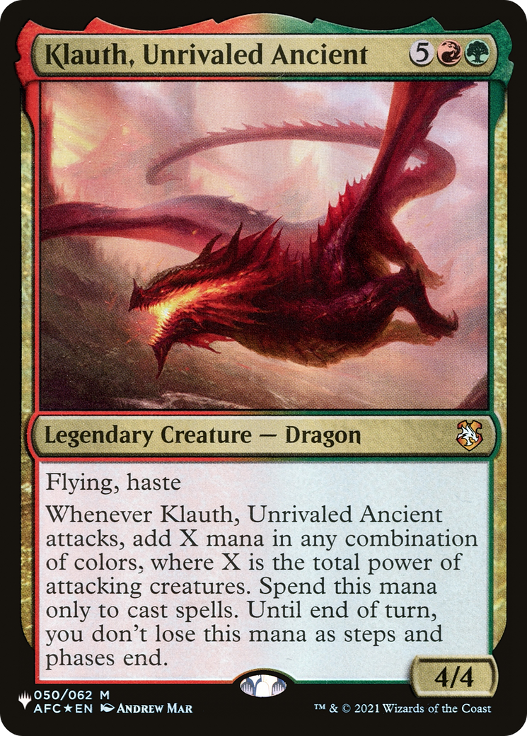 Klauth, Unrivaled Ancient [The List Reprints] | A1Comics