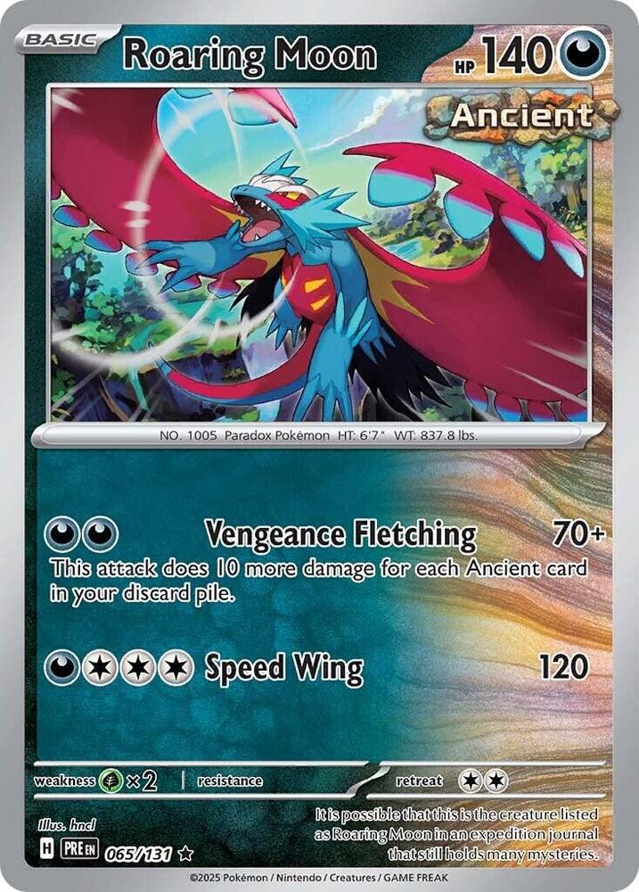 Roaring Moon (065/131) [Scarlet & Violet: Prismatic Evolutions] | A1Comics