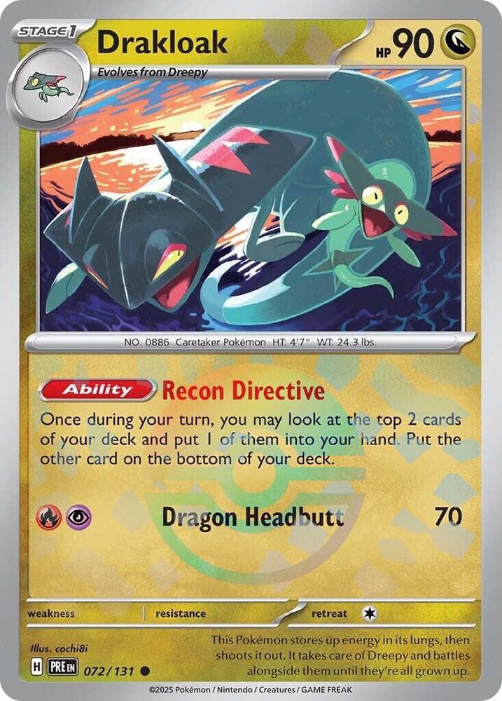 Drakloak (072/131) (Poke Ball Pattern) [Scarlet & Violet: Prismatic Evolutions] | A1Comics