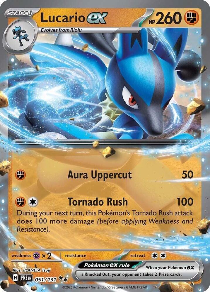 Lucario ex (051/131) [Scarlet & Violet: Prismatic Evolutions] | A1Comics