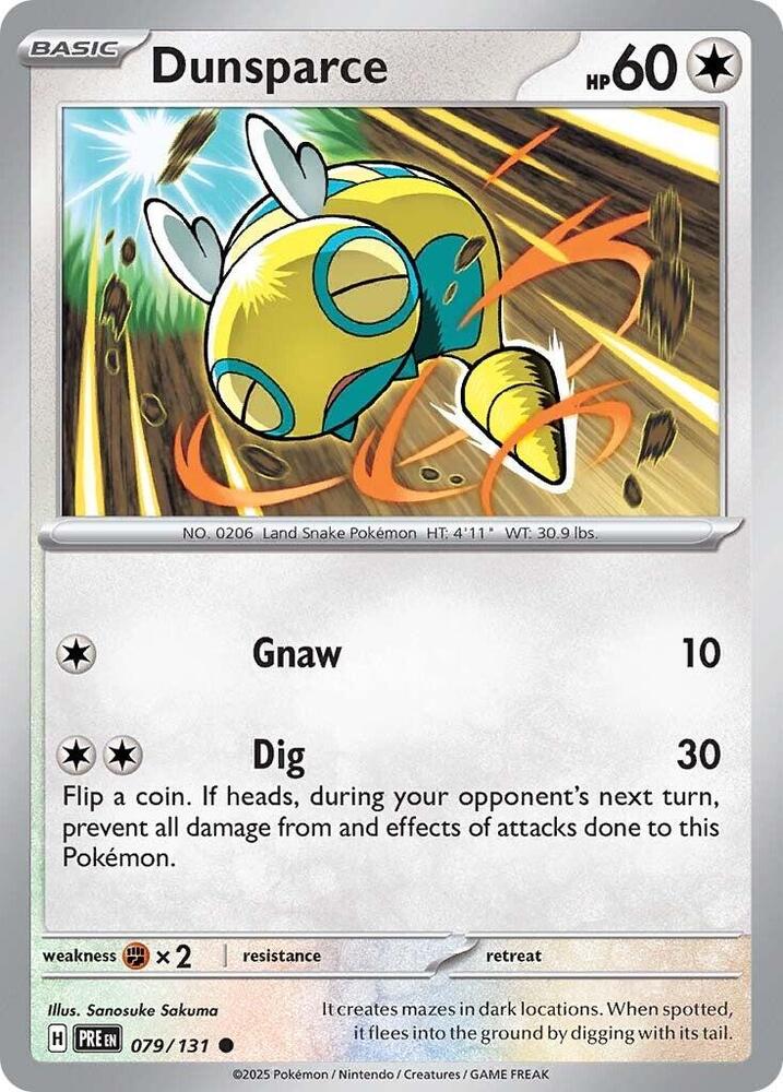 Dunsparce (079/131) [Scarlet & Violet: Prismatic Evolutions] | A1Comics