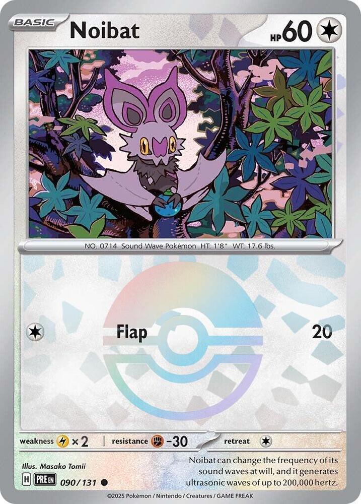 Noibat (090/131) (Poke Ball Pattern) [Scarlet & Violet: Prismatic Evolutions] | A1Comics