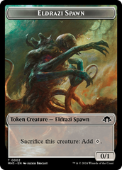 Eldrazi Spawn // Moonfolk Double-Sided Token [Modern Horizons 3 Tokens] | A1Comics