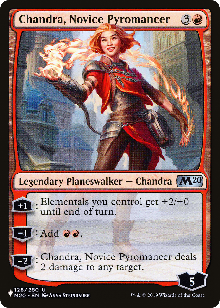 Chandra, Novice Pyromancer [The List Reprints] | A1Comics