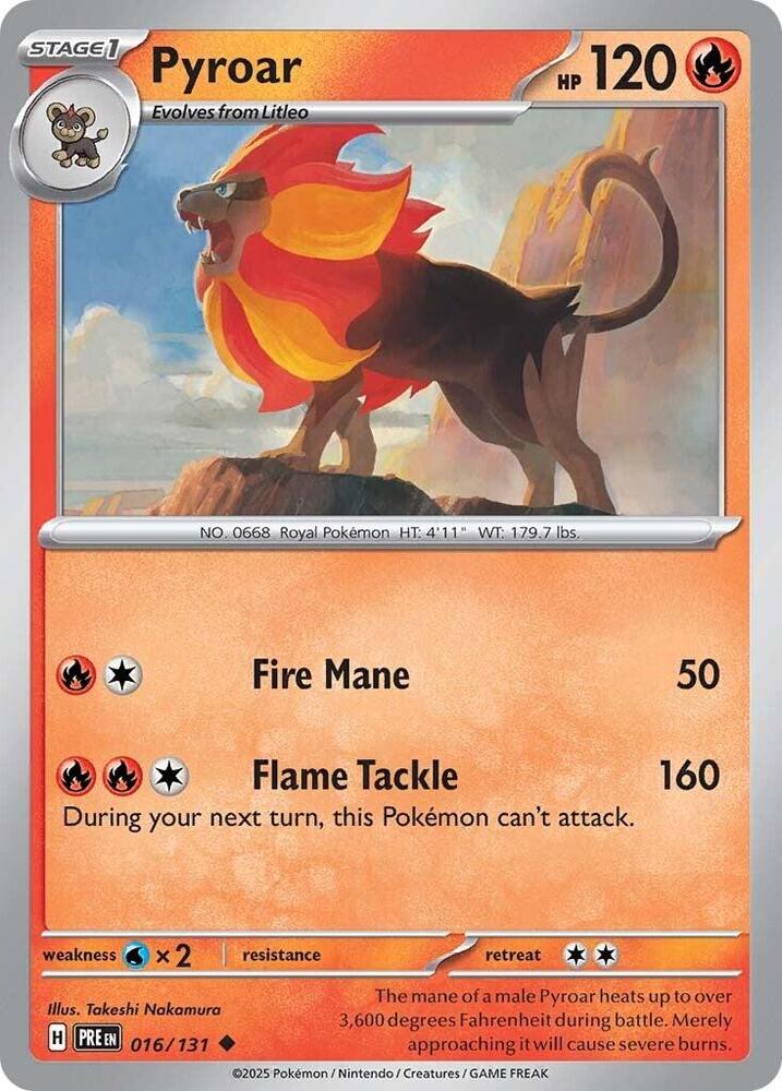 Pyroar (016/131) [Scarlet & Violet: Prismatic Evolutions] | A1Comics