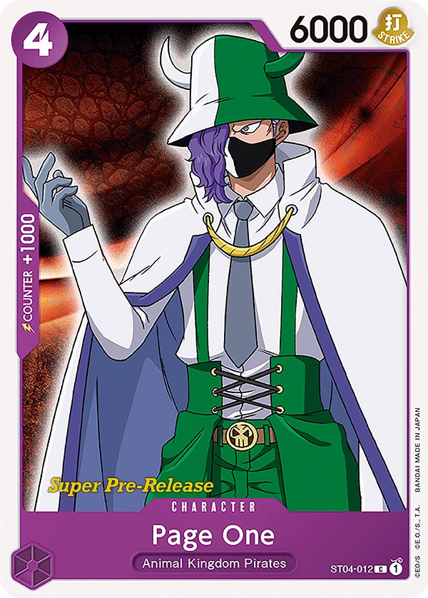 Page One [Super Pre-Release Starter Deck: Animal Kingdom Pirates] | A1Comics