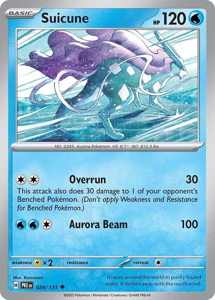 Suicune (024/131) [Scarlet & Violet: Prismatic Evolutions] | A1Comics