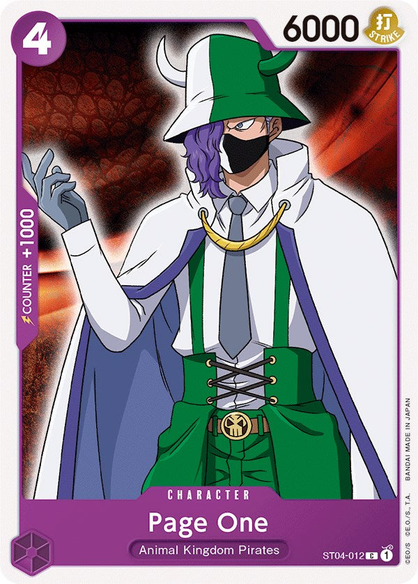 Page One [Starter Deck: Animal Kingdom Pirates] | A1Comics