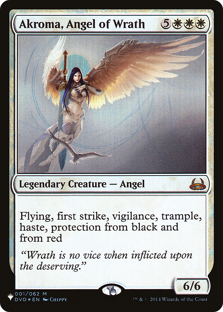 Akroma, Angel of Wrath [The List Reprints] | A1Comics