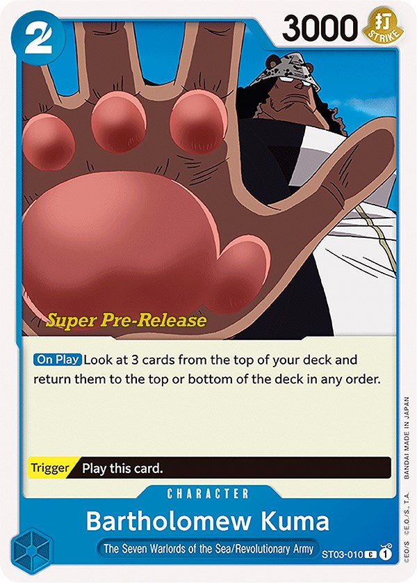 Bartholomew Kuma [Super Pre-Release Starter Deck: The Seven Warlords of the Sea] | A1Comics