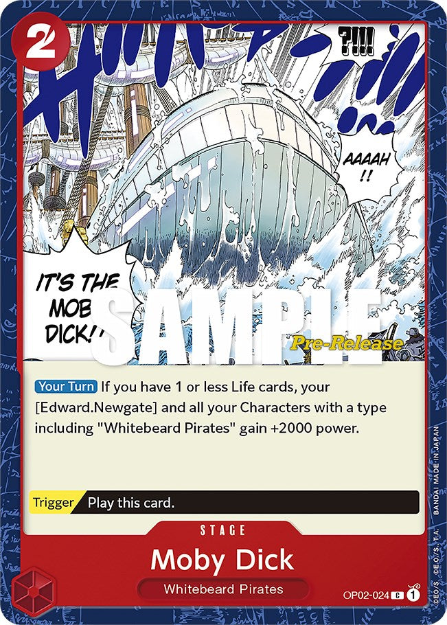 Moby Dick [Paramount War Pre-Release Cards] | A1Comics