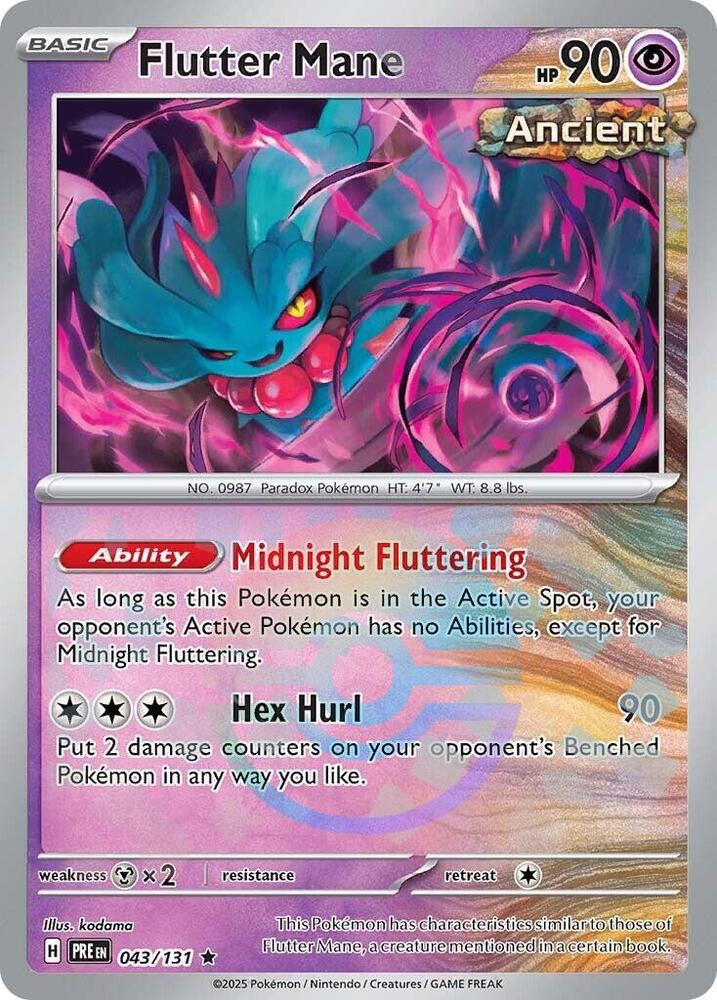 Flutter Mane (043/131) (Poke Ball Pattern) [Scarlet & Violet: Prismatic Evolutions] | A1Comics