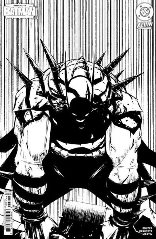 Absolute Batman #1 5th Ptg Cvr B Nick Dragotta Black & White
