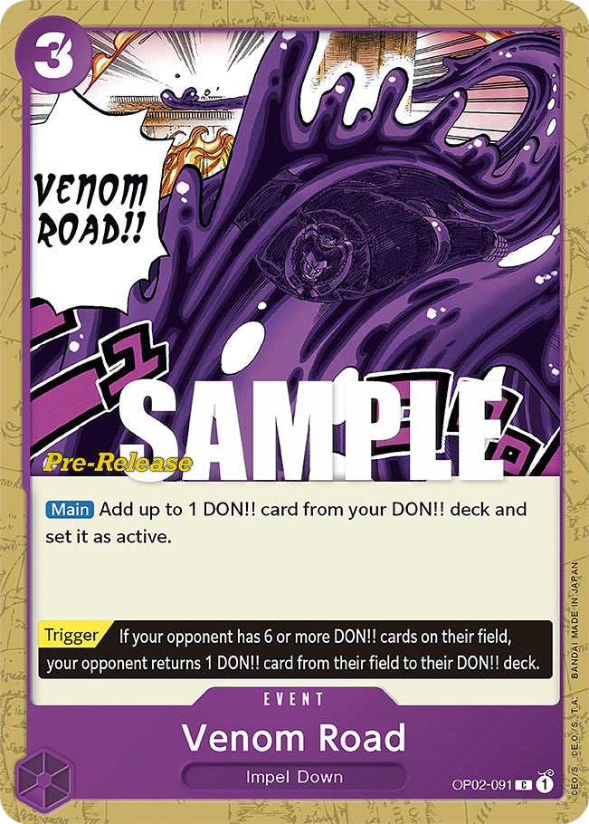 Venom Road [Paramount War Pre-Release Cards] | A1Comics