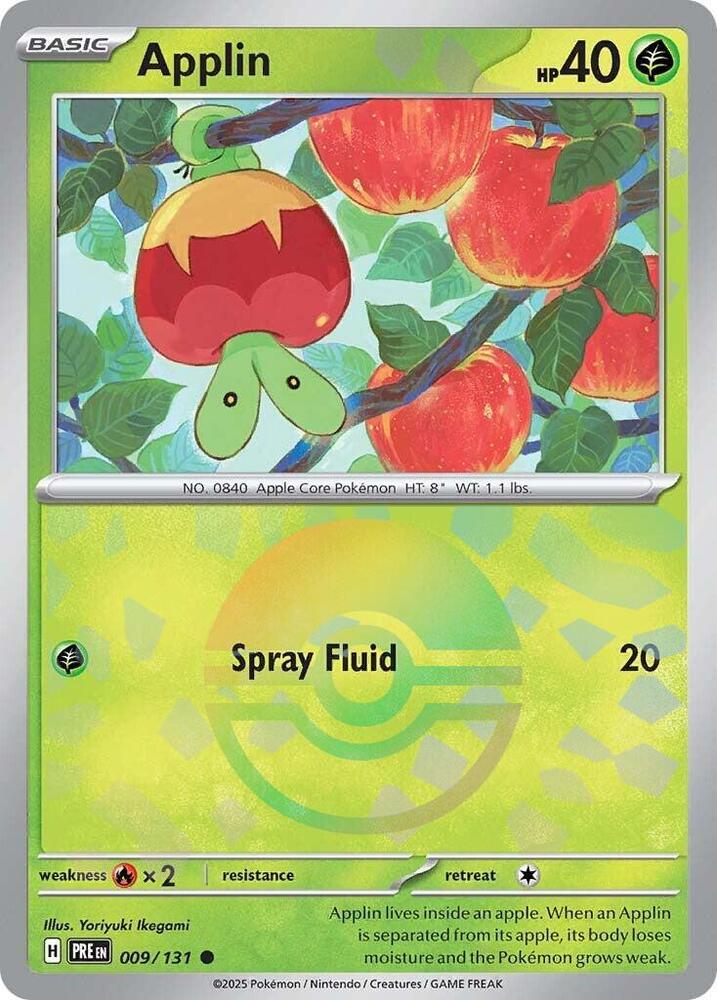 Applin (009/131) (Poke Ball Pattern) [Scarlet & Violet: Prismatic Evolutions] | A1Comics