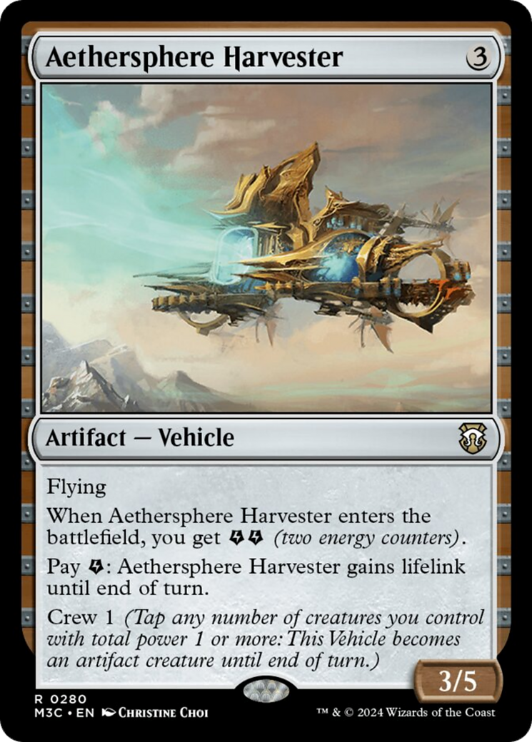 Aethersphere Harvester [Modern Horizons 3 Commander] | A1Comics