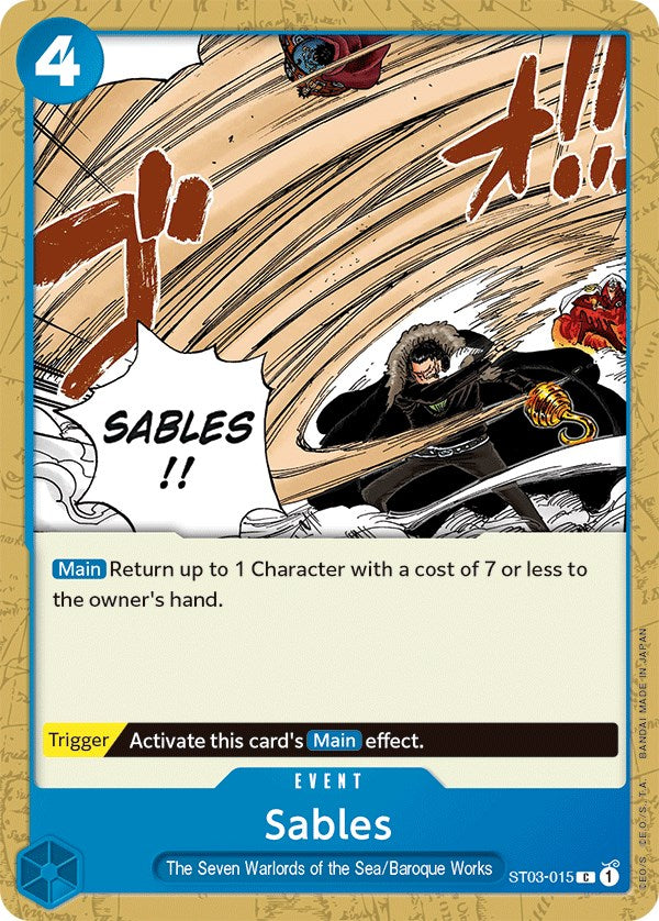 Sables [Starter Deck: The Seven Warlords of The Sea] | A1Comics