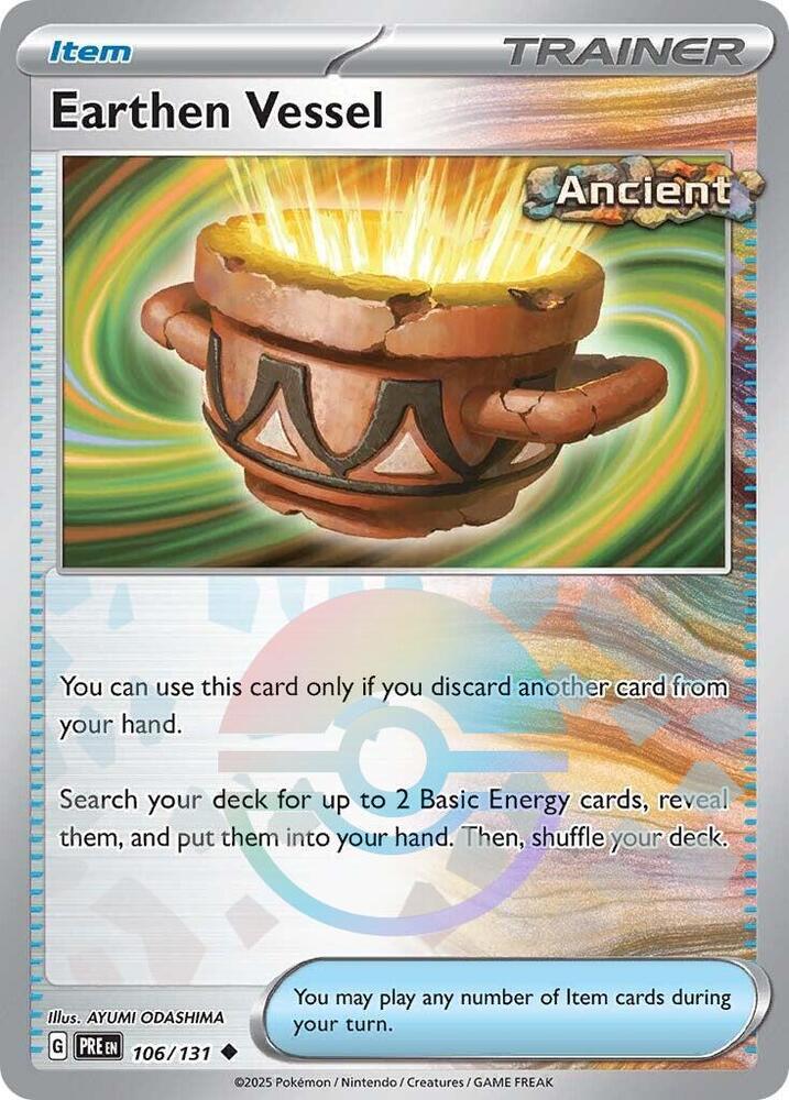 Earthen Vessel (106/131) (Poke Ball Pattern) [Scarlet & Violet: Prismatic Evolutions] | A1Comics