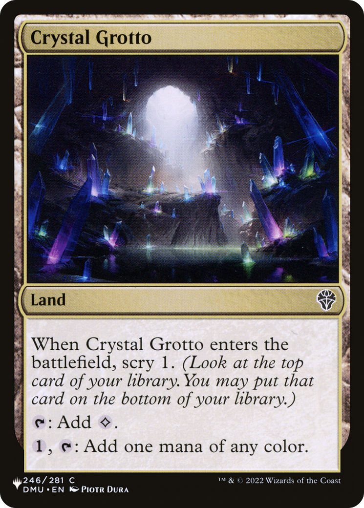 Crystal Grotto [The List Reprints] | A1Comics