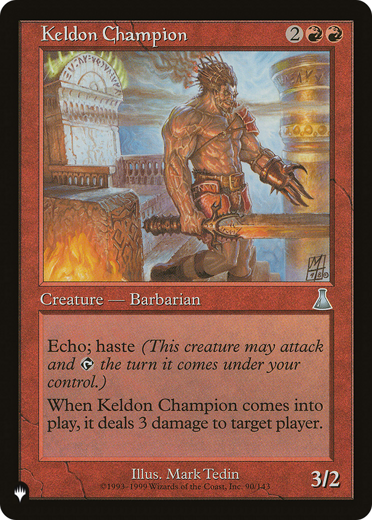 Keldon Champion [The List Reprints] | A1Comics