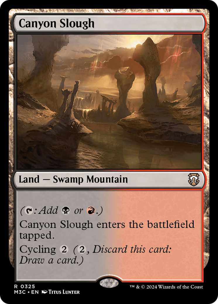 Canyon Slough (Ripple Foil) [Modern Horizons 3 Commander] | A1Comics