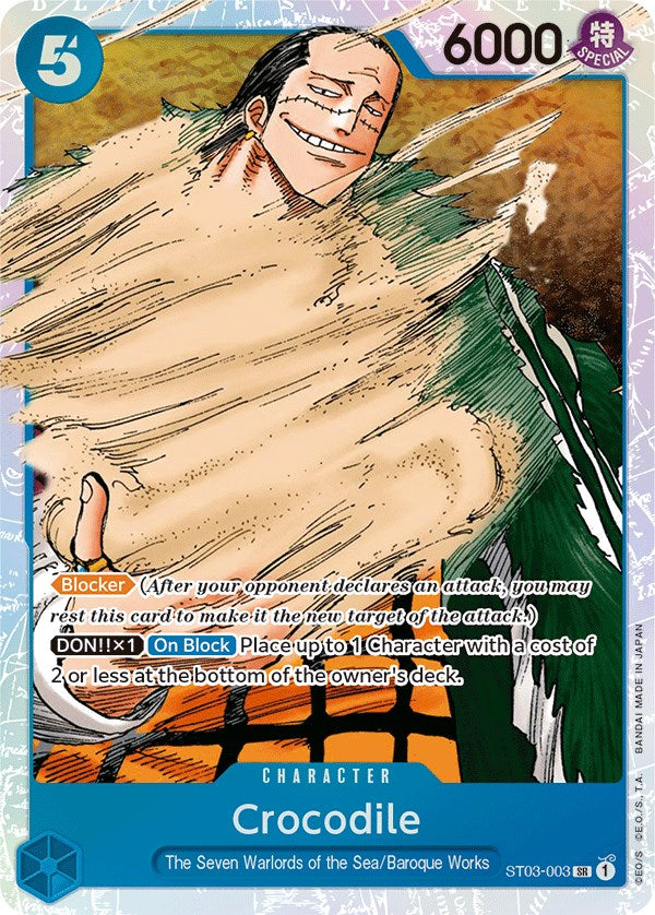 Crocodile (003) [Starter Deck: The Seven Warlords of The Sea] | A1Comics