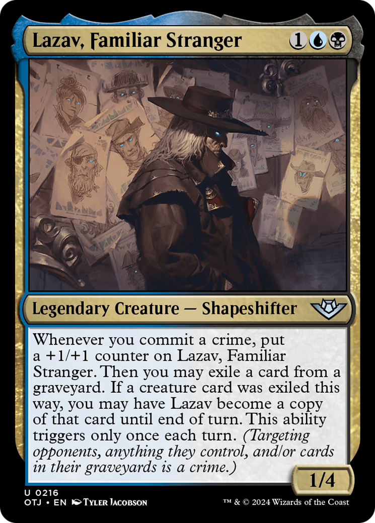 Lazav, Familiar Stranger [Outlaws of Thunder Junction] | A1Comics