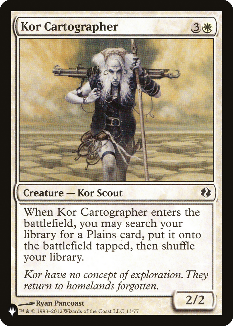 Kor Cartographer [The List Reprints] | A1Comics