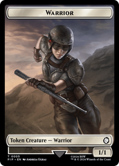 Soldier (0010) // Warrior Double-Sided Token [Fallout Tokens] | A1Comics