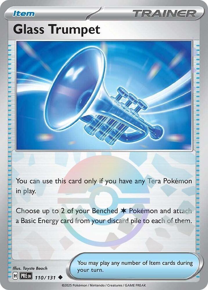 Glass Trumpet (110/131) (Poke Ball Pattern) [Scarlet & Violet: Prismatic Evolutions] | A1Comics