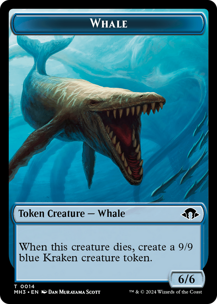 Whale // Energy Reserve Double-Sided Token [Modern Horizons 3 Tokens] | A1Comics