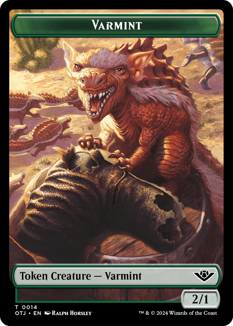 Varmint Token [Outlaws of Thunder Junction Tokens] | A1Comics