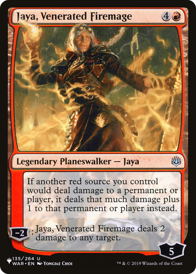 Jaya, Venerated Firemage [The List Reprints] | A1Comics