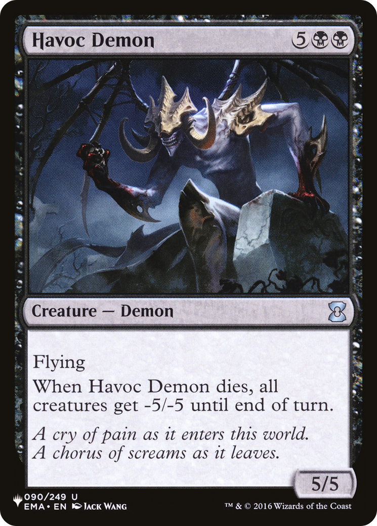 Havoc Demon [The List Reprints] | A1Comics