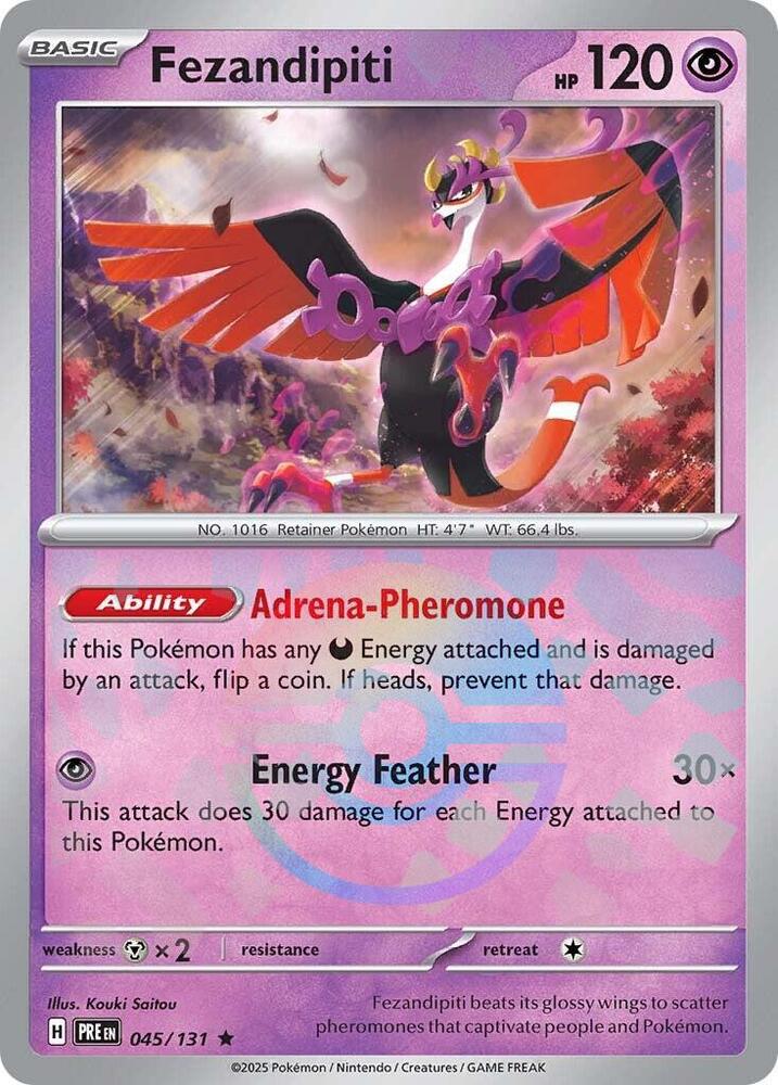 Fezandipiti (045/131) (Poke Ball Pattern) [Scarlet & Violet: Prismatic Evolutions] | A1Comics