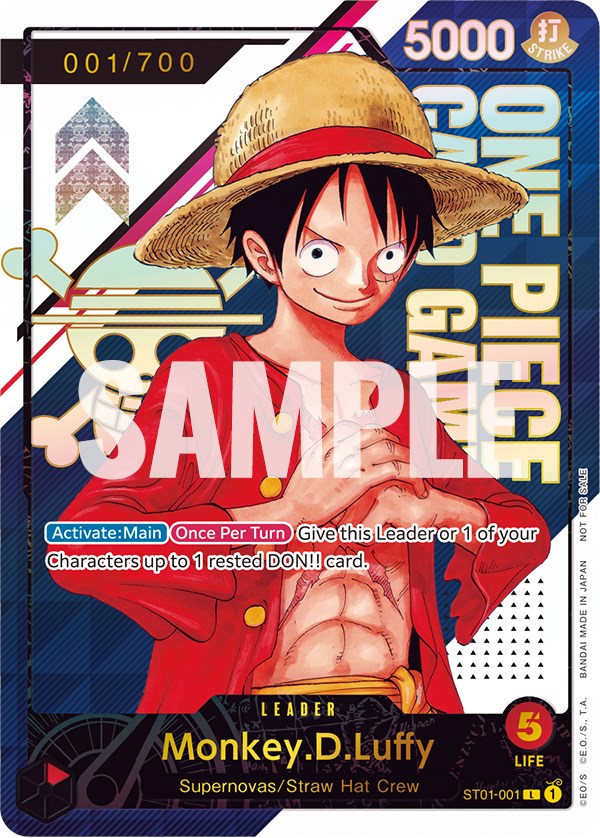 Monkey.D.Luffy (Serial Number) [One Piece Promotion Cards] | A1Comics